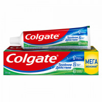 Зубная паста 150мл COLGATE "Натуральная мята", тройное действие, с фторидом, ш/к 0692, 6920354806926