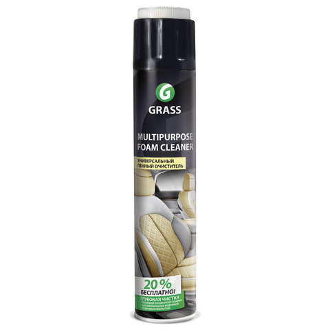Средство для очистки салона 750 мл GRASS MUITIPURPOSE FOAM CLEANER, пенное, 112117 по низкой цене оптом Краснодар, Москва, Уфа, Казань, Барнаул, Владивосток, Хабаровск, Сахалин, Красноярск, Екатеренбург, 