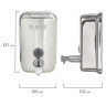 Диспенсер для жидкого мыла LAIMA PROFESSIONAL INOX (гарантия 3 года), 0,5 л, нержавеющая сталь, зеркальный, 605394 по низкой цене оптом  Диспенсер для жидкого мыла LAIMA PROFESSIONAL INOX (гарантия 3 года), 0,5 л, нержавеющая сталь, зеркальный, 605394 по низкой цене оптом