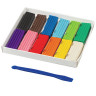 Пластилин классический ГАММА "Классический", 12 цветов, 240 г, со стеком, картонная упаковка, 281033