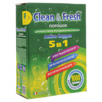 Порошок для посудомоечных машин 1 кг CLEAN&FRESH, УТ000000098