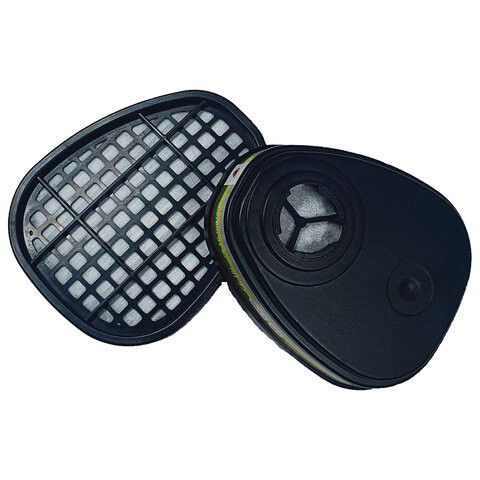 Фильтр противогазовый Jeta Safety 6541, комплект 2 штуки, защита от аммиака, органических и неорганических и кислых газов класса ABEK1 по низкой цене оптом 