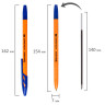 Ручка шариковая BRAUBERG "ULTRA ORANGE", СИНЯЯ, узел 0,7 мм, чернила ГЕРМАНИЯ, наконечник ШВЕЙЦАРИЯ, 143562 по низкой цене оптом Краснодар, Москва, Уфа, Казань, Барнаул, Владивосток, Хабаровск, Сахалин, Красноярск, Екатеренбург, 