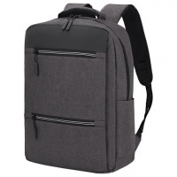 Рюкзак HEIKKI PANEL (ХЕЙКИ) отделение для ноутбука, USB-порт, багажная лента, серый, 44x30x13 см, 273903