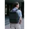 Рюкзак HEIKKI PANEL (ХЕЙКИ) отделение для ноутбука, USB-порт, багажная лента, серый, 44x30x13 см, 273903 по низкой цене оптом 