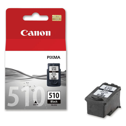 Картридж струйный CANON (PG-510) Pixma MP240/MP260/MP480, черный, оригинальный, ресурс 220 страниц, 2970B007 по низкой цене оптом 