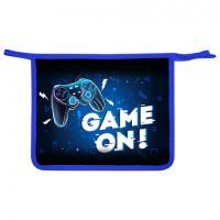 Папка для тетрадей ПИФАГОР А5, 1 отделение, пластик, на молнии, "Game On", 271496