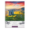 Тетрадь А4, 80 л., BRAUBERG, гребень, клетка, обложка твердая, "Nature", 404054 по низкой цене оптом 