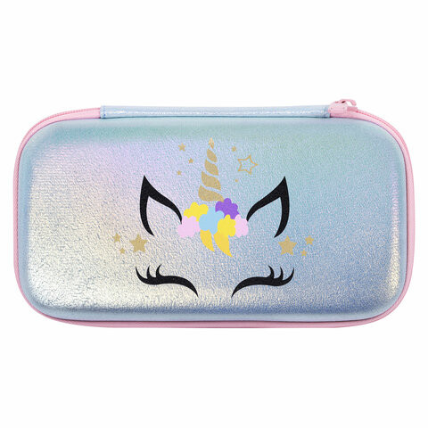 Пенал BRAUBERG SHINY, 1 отделение, 1 откидная планка, EVA, 22х13х4 см, "Unicorn", 271555 по низкой цене оптом 