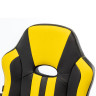 Кресло компьютерное BRABIX "Stripe GM-202", экокожа, черное/желтое, 532510 по низкой цене оптом 