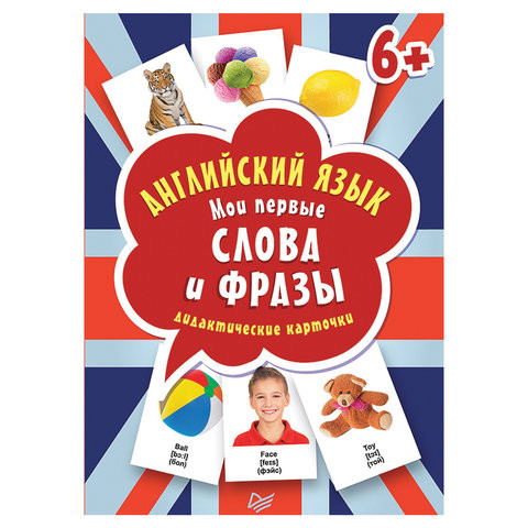 Карточки обучающие "Английский язык. Мои первые слова и фразы", К28439 по низкой цене оптом 
