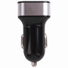 Зарядное устройство автомобильное SONNEN, 2 порта USB, выходной ток 2,1 А, черное-белое, 454796 по низкой цене оптом 