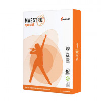 Бумага офисная А4, 80 г/м2, 500 л., марка В, MAESTRO SPECIAL, Россия, 162% (CIE)