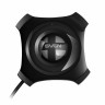 Хаб SVEN HB-432, USB 2.0, 4 порта, кабель 0,45 м, черный, SV-017330 по низкой цене оптом 