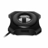 Хаб SVEN HB-432, USB 2.0, 4 порта, кабель 0,45 м, черный, SV-017330 по низкой цене оптом 