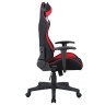 Кресло компьютерное BRABIX "GT Racer GM-101", подушка, ткань, черное/красное, 531820 по низкой цене оптом 