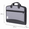 Папка-портфель пластиковая BRAUBERG А4+ (375х305х60 мм), 4 отделения, 2 кармана, серая, 228685 по низкой цене оптом Краснодар, Москва, Уфа, Казань, Барнаул, Владивосток, Хабаровск, Сахалин, Красноярск, Екатеренбург, 