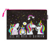 Папка для тетрадей A5 BRAUBERG, мягкий, водонепроницаемая молния, "Unicorns", 25х20 см, 229259 по низкой цене оптом 