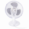Вентилятор настольный SONNEN FT23-B6, d=23 см, 25 Вт, на подставке, 2 скоростных режима, белый/серый, 451038 по низкой цене оптом 
