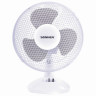 Вентилятор настольный SONNEN FT23-B6, d=23 см, 25 Вт, на подставке, 2 скоростных режима, белый/серый, 451038 по низкой цене оптом 
