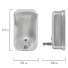 Диспенсер для жидкого мыла LAIMA PROFESSIONAL INOX (гарантия 3 года), 1 л, нержавеющая сталь, матовый, 605395 по низкой цене оптом  Диспенсер для жидкого мыла LAIMA PROFESSIONAL INOX (гарантия 3 года), 1 л, нержавеющая сталь, матовый, 605395 по низкой цене оптом
