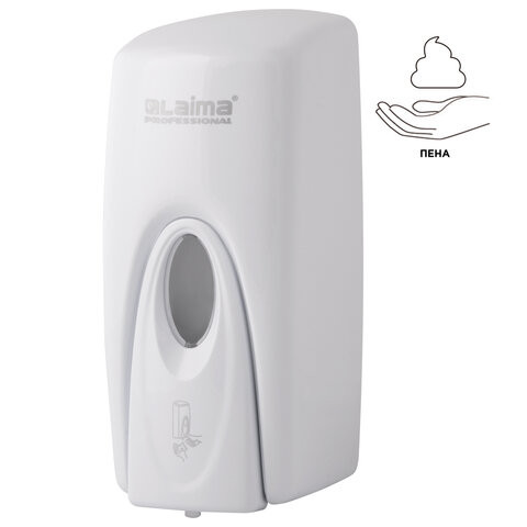 Диспенсер для мыла-пены LAIMA PROFESSIONAL ORIGINAL, НАЛИВНОЙ, 1 л, белый, ABS-пластик, 605784 по низкой цене оптом  Диспенсер для мыла-пены LAIMA PROFESSIONAL ORIGINAL, НАЛИВНОЙ, 1 л, белый, ABS-пластик, 605784 по низкой цене оптом