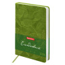 Ежедневник датированный 2026 А5 138x213мм BRAUBERG Foliage, под кожу гибкий, зеленый, 117128 по низкой цене оптом 