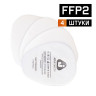 Фильтр противоаэрозольный (предфильтр) Jeta Safety 6020P2R (6022), комплект 4 штуки, класс P2 R по низкой цене оптом 