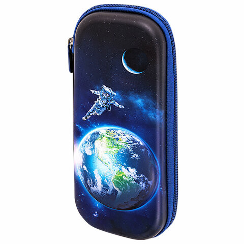 Пенал BRAUBERG, 1 отделение, 1 откидная планка, EVA, 22х5см, Planet, 272336 по низкой цене оптом 