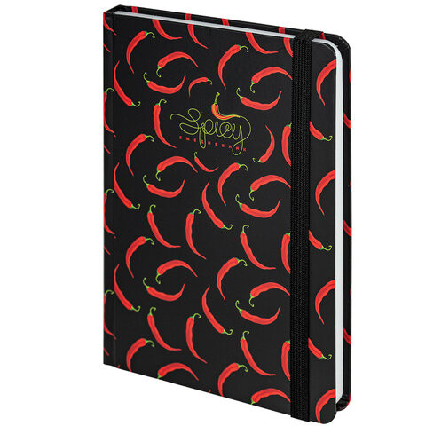 Ежедневник недатированный с резинкой А5 (145х203 мм), BRAUBERG, твердый, 128 л., "Spicy", 114560 по низкой цене оптом Ежедневник недатированный с резинкой А5 (145х203 мм), BRAUBERG, твердый, 128 л., "Spicy", 114560 по низкой цене оптом