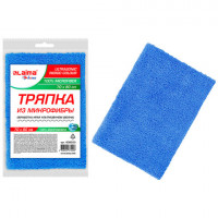 Тряпка для мытья пола из микрофибры 70х80 см "ULTRASONIC INDIGO COLOUR", синяя, LAIMA HOME, 608220