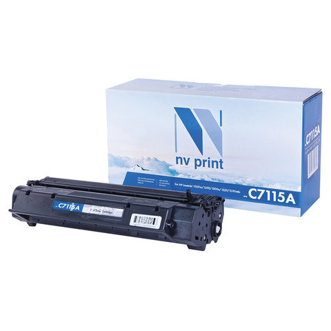 Картридж лазерный NV PRINT (NV-C7115A) для HP LJ 1000w/1005w/1200/1220, ресурс 2500 страниц по низкой цене оптом 