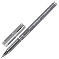 Ручка гелевая BRAUBERG "GEL ONE", ЧЕРНАЯ, стандартный узел 0,5 мм, линия письма 0,35 мм, 144037