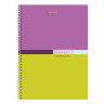 Тетрадь А4, 80 л., BRAUBERG, гребень, клетка, обложка твердая, "Color", 404055 по низкой цене оптом 