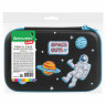 Пенал BRAUBERG KIDS большой удобный с откидной планкой, EVA, 22х15х4 см, "Space out", 271556 по низкой цене оптом 