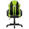 Кресло компьютерное BRABIX "Stripe GM-202", экокожа, черное/зеленое, 532511 по низкой цене оптом 