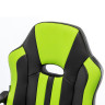 Кресло компьютерное BRABIX "Stripe GM-202", экокожа, черное/зеленое, 532511 по низкой цене оптом 