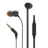 Наушники с микрофоном (гарнитура) JBL T110 BLK, проводные, 1,2 м, вкладыши, стерео, черные, T110BLK по низкой цене оптом Краснодар, Москва, Уфа, Казань, Барнаул, Владивосток, Хабаровск, Сахалин, Красноярск, Екатеренбург, 