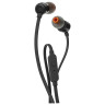 Наушники с микрофоном (гарнитура) JBL T110 BLK, проводные, 1,2 м, вкладыши, стерео, черные, T110BLK по низкой цене оптом Краснодар, Москва, Уфа, Казань, Барнаул, Владивосток, Хабаровск, Сахалин, Красноярск, Екатеренбург, 