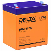 Аккумуляторная батарея для ИБП любых торговых марок, 12В, 5 Ач, 90х70х101мм, DELTA, D, DTM 1205