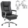 Кресло офисное BRABIX PREMIUM "Amadeus EX-507", экокожа, хром, черное, 530879 по низкой цене оптом Краснодар, Москва, Уфа, Казань, Барнаул, Владивосток, Хабаровск, Сахалин, Красноярск, Екатеренбург, 