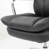 Кресло офисное BRABIX PREMIUM "Amadeus EX-507", экокожа, хром, черное, 530879 по низкой цене оптом Краснодар, Москва, Уфа, Казань, Барнаул, Владивосток, Хабаровск, Сахалин, Красноярск, Екатеренбург, 