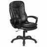 Кресло офисное BRABIX PREMIUM "Omega EX-589", экокожа, черное, 532094 по низкой цене оптом Краснодар, Москва, Уфа, Казань, Барнаул, Владивосток, Хабаровск, Сахалин, Красноярск, Екатеренбург, 