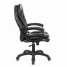 Кресло офисное BRABIX PREMIUM "Omega EX-589", экокожа, черное, 532094 по низкой цене оптом Краснодар, Москва, Уфа, Казань, Барнаул, Владивосток, Хабаровск, Сахалин, Красноярск, Екатеренбург, 