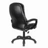 Кресло офисное BRABIX PREMIUM "Omega EX-589", экокожа, черное, 532094 по низкой цене оптом Краснодар, Москва, Уфа, Казань, Барнаул, Владивосток, Хабаровск, Сахалин, Красноярск, Екатеренбург, 