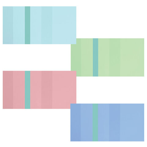 Обложка ПЭ 233х450 мм для учебников, ПИФАГОР, универсальная, ЦВЕТНАЯ, С ЗАКЛАДКОЙ, 200 мкм, 229395 по низкой цене оптом 