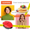 Электровафельница антипригарная для венских бельгийских вафель, d12,5см, 550 Вт, DASWERK, WM-2, 455522 по низкой цене оптом Краснодар, Москва, Уфа, Казань, Барнаул, Владивосток, Хабаровск, Сахалин, Красноярск, Екатеренбург, 