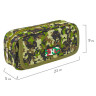 Пенал BRAUBERG для мальчиков, 1 отделение, органайзер, мягкий, "Military", зеленый, 21х5х9 см, 228990 по низкой цене оптом 