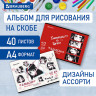 Альбом д/рис. А4 40л., скоба, обложка картон, BRAUBERG, 205х290мм, Аниме, (2 вида), 106703 по низкой цене оптом 