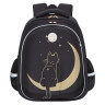 Ранец GRIZZLY анатомическая спинка, c брелоком, для девочек, "NIGHT CAT", 36х28х20 см, RAz-286-1/1 по низкой цене оптом 